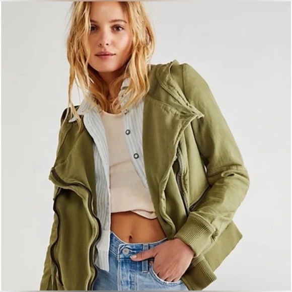 We The Free Jackets & Blazers - Free People We The Free | Women’s Carmen Moto Jacket | Large